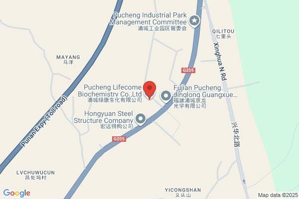 Pucheng Lifecome Biochemistry Co.,ltd.